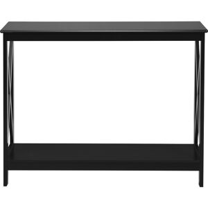 CostwayTable Console Table de Canapé Style Industriel 100 x 30 x 80 CM Noir en MDF de Haute Qualité - Publicité CostwayTable Console Table de Canapé Style Industriel 100 x 30 x 80 CM Noir en MDF de Haute Qualité - Publicité