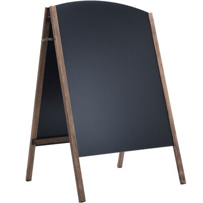 CostwayPanneau Ardoise publicitaire chevalet double face tableau à craie 60x6x101cm pour restaurant, hôtel, marché, événements - Publicité CostwayPanneau Ardoise publicitaire chevalet double face tableau à craie 60x6x101cm pour restaurant, hôtel, marché, événements - Publicité