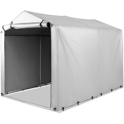 CostwayAbri de Vélos Extérieur Abri de Garage Portable pour Vélos avec Porte à Fermeture Éclair Enroulable Bache Motos Gris - Publicité CostwayAbri de Vélos Extérieur Abri de Garage Portable pour Vélos avec Porte à Fermeture Éclair Enroulable Bache Motos Gris - Publicité