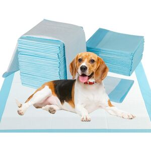 CostwayTapis d'Apprentissage pour Chiens et Chiots 90 x 60 CM (300 Unités) Tapis pour Animaux de Compagnie à 6 Couches à l'Épreuve des Fuites Bleu - Publicité CostwayTapis d'Apprentissage pour Chiens et Chiots 90 x 60 CM (300 Unités) Tapis pour Animaux de Compagnie à 6 Couches à l'Épreuve des Fuites Bleu - Publicité