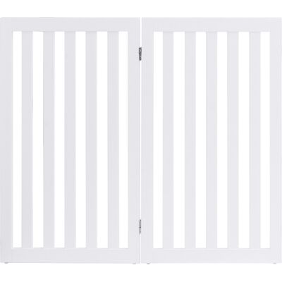 Costway - 2P WoodBarrier - 360 Pivot - Anti-Slip - Pet Barrier - Publicité Costway - 2P WoodBarrier - 360 Pivot - Anti-Slip - Pet Barrier - Publicité