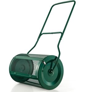 CostwayÉpandeur à Compost de 60,5 cm Rouleau en Treillis Métallique Épandeur de Gazon avec Poignée en Forme de U Loquets Latéraux Vert - Publicité CostwayÉpandeur à Compost de 60,5 cm Rouleau en Treillis Métallique Épandeur de Gazon avec Poignée en Forme de U Loquets Latéraux Vert - Publicité