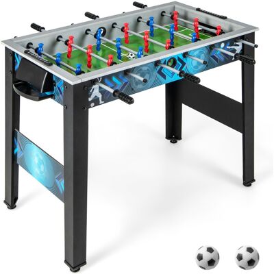 CostwayTable de Football pour Tous Âges Jeu de Football Stable avec 2 Ballons de Football Poignée Lisse 18 Joueurs Réalistes Peinture Style Sport - Publicité CostwayTable de Football pour Tous Âges Jeu de Football Stable avec 2 Ballons de Football Poignée Lisse 18 Joueurs Réalistes Peinture Style Sport - Publicité