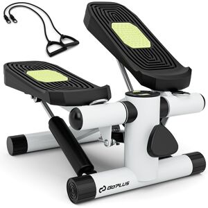 CostwayMini Stepper pour Exercice à la Maison Machine à Marcher avec Bandes de Résistance Hauteur Réglable et Pédales Antidérapantes Blanc - Publicité CostwayMini Stepper pour Exercice à la Maison Machine à Marcher avec Bandes de Résistance Hauteur Réglable et Pédales Antidérapantes Blanc - Publicité