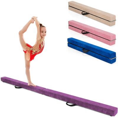 CostwayPoutre de Gymnastique Pliable de 210 cm avec Poignées de Transport pour Enfants Gymnastes Violet - Publicité CostwayPoutre de Gymnastique Pliable de 210 cm avec Poignées de Transport pour Enfants Gymnastes Violet - Publicité