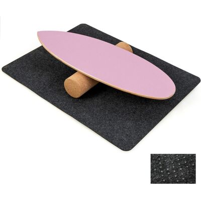 CostwayPlanche d Entraînement pour l Équilibre avec Rouleau et Tapis Antidérapant pour Skateboard Hockey Snowboard Rose - Publicité CostwayPlanche d Entraînement pour l Équilibre avec Rouleau et Tapis Antidérapant pour Skateboard Hockey Snowboard Rose - Publicité