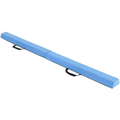 CostwayPoutre d'Équilibre Pliable de 210 cm Barre de Gymnastique au Sol Portable en Mousse avec Housse en Daim Amovible et Fond Antidérapant Bleu - Publicité CostwayPoutre d'Équilibre Pliable de 210 cm Barre de Gymnastique au Sol Portable en Mousse avec Housse en Daim Amovible et Fond Antidérapant Bleu - Publicité