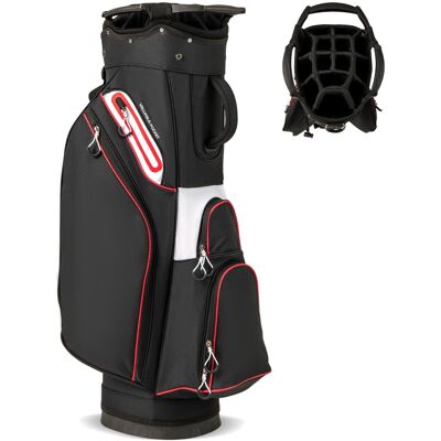 CostwaySac de Golf pour Chariot Sac de Golf Léger avec 14 Compartiments sur le Dessus Sac de Rangement Portable pour Clubs de Golf Noir - Publicité CostwaySac de Golf pour Chariot Sac de Golf Léger avec 14 Compartiments sur le Dessus Sac de Rangement Portable pour Clubs de Golf Noir - Publicité