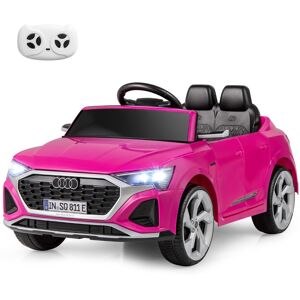 CostwayVoiture Electrique 12 V pour Enfants Sous Licence Audi SQ8 avec Télécommande Klaxon Lumières LED Musique 3 Vitesses pour 3 Ans+ Rose - Publicité CostwayVoiture Electrique 12 V pour Enfants Sous Licence Audi SQ8 avec Télécommande Klaxon Lumières LED Musique 3 Vitesses pour 3 Ans+ Rose - Publicité