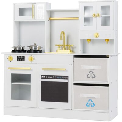 CostwayEnsemble de Cuisine pour Enfants avec Cuisinières avec Sons et Lumières Machine à Café Robinet & Batterie de Cuisine pour 3+ Ans Blanc - Publicité CostwayEnsemble de Cuisine pour Enfants avec Cuisinières avec Sons et Lumières Machine à Café Robinet & Batterie de Cuisine pour 3+ Ans Blanc - Publicité