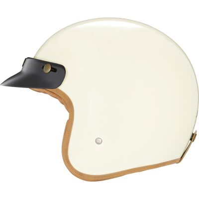 Casque moto beige Nox N 243 léger - Casque de moto - Publicité Casque moto beige Nox N 243 léger - Casque de moto - Publicité
