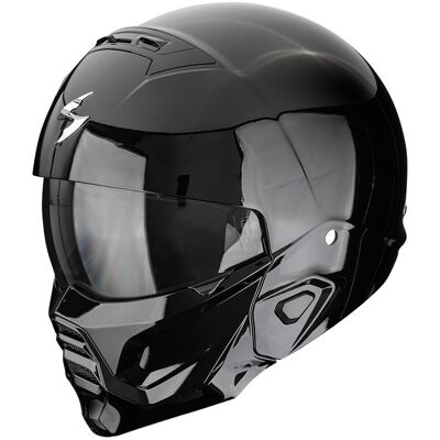 Casque moto modulable Scorpion Exo-Combat II Solid Noir S (55/56 cm) Unisex - Publicité Casque moto modulable Scorpion Exo-Combat II Solid Noir S (55/56 cm) Unisex - Publicité