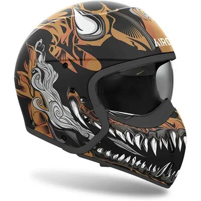 Casque moto modulable Airoh J 110 On Marron XS (53/54 cm) Unisex - Publicité Casque moto modulable Airoh J 110 On Marron XS (53/54 cm) Unisex - Publicité