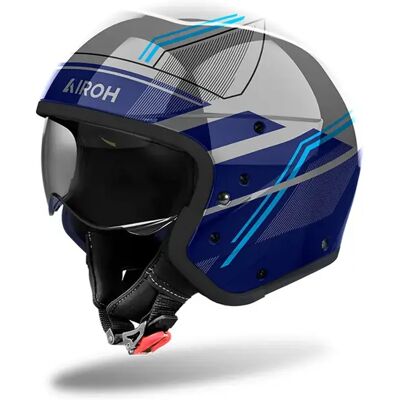 Casque Moto Airoh J110 Slim Bleu Lucido - Casque moto - Publicité Casque Moto Airoh J110 Slim Bleu Lucido - Casque moto - Publicité