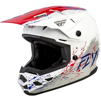 Casque moto cross enfant Fly Racing Kinetic Drip Rouge M (49/50 cm) Unisex - Publicité Casque moto cross enfant Fly Racing Kinetic Drip Rouge M (49/50 cm) Unisex - Publicité