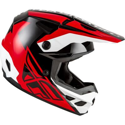 Casque moto cross Fly Racing Kinetic Crest Blanc S (55/56 cm) Unisex - Publicité Casque moto cross Fly Racing Kinetic Crest Blanc S (55/56 cm) Unisex - Publicité