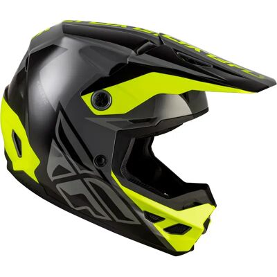 Casque moto cross Fly Racing Kinetic Crest Gris S (55/56 cm) Unisex - Publicité Casque moto cross Fly Racing Kinetic Crest Gris S (55/56 cm) Unisex - Publicité