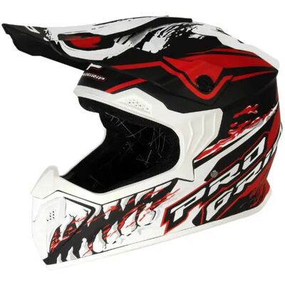 Casque moto cross enfant Progrip 3009 Rouge S (49/50 cm) Unisex - Publicité Casque moto cross enfant Progrip 3009 Rouge S (49/50 cm) Unisex - Publicité