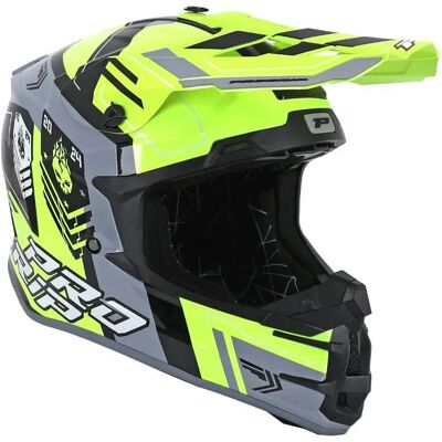 Casque moto cross Progrip Progrip 3080 Spirits (ECE 22.06 Jaune L Unisex - Publicité Casque moto cross Progrip Progrip 3080 Spirits (ECE 22.06 Jaune L Unisex - Publicité