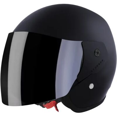 Casque moto jet Stormer Sun 2.0 Noir S (55/56 cm) Unisex - Publicité Casque moto jet Stormer Sun 2.0 Noir S (55/56 cm) Unisex - Publicité