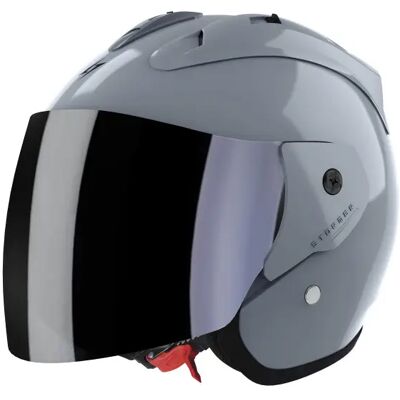 Casque Jet Stormer Sun Evo 2.0 Gris - Casque de Moto - Publicité Casque Jet Stormer Sun Evo 2.0 Gris - Casque de Moto - Publicité