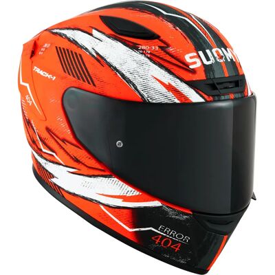 Casque Intégral de Course Suomy 404 - Orange - 2XL - Publicité Casque Intégral de Course Suomy 404 - Orange - 2XL - Publicité