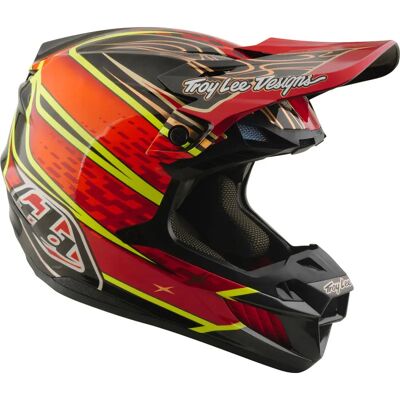 Casque moto cross Troy Lee Designs SE5 Carbon MIPS Rouge XL (61/62 cm) Unisex - Publicité Casque moto cross Troy Lee Designs SE5 Carbon MIPS Rouge XL (61/62 cm) Unisex - Publicité
