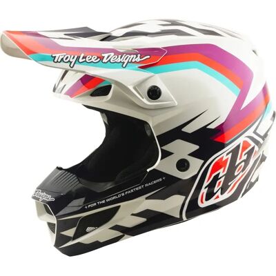Casque moto cross Troy Lee Designs SE5 Polycarbonate MIPS Blanc L (59/60 cm) Unisex - Publicité Casque moto cross Troy Lee Designs SE5 Polycarbonate MIPS Blanc L (59/60 cm) Unisex - Publicité