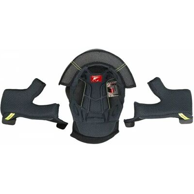 Intérieur casque moto et mousses de joue UFO Echus Noir S Unisex - Publicité Intérieur casque moto et mousses de joue UFO Echus Noir S Unisex - Publicité