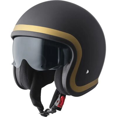 Casque moto jet GMS Ride Noir XL (60 cm) Unisex - Publicité Casque moto jet GMS Ride Noir XL (60 cm) Unisex - Publicité