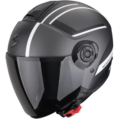 Casque moto jet Scorpion EXO-City II Cosmos Noir L (58/59 cm) Unisex - Publicité Casque moto jet Scorpion EXO-City II Cosmos Noir L (58/59 cm) Unisex - Publicité