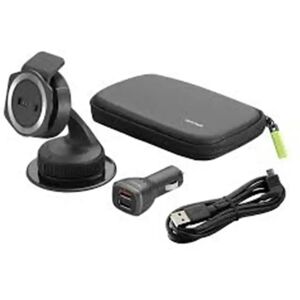 Kit Support alimente voiture + chargeur double TomTom Rider 40 400 410 450 550 Noir TU Unisex - Publicité Kit Support alimente voiture + chargeur double TomTom Rider 40 400 410 450 550 Noir TU Unisex - Publicité