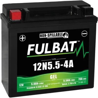 Batterie Gel Fulbat - 12N5.5-4A - Batterie - Publicité Batterie Gel Fulbat - 12N5.5-4A - Batterie - Publicité