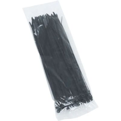 100 lots de collier de serrage en nylon type rilsan P2R Noir 300x48 mm Unisex - Publicité 100 lots de collier de serrage en nylon type rilsan P2R Noir 300x48 mm Unisex - Publicité