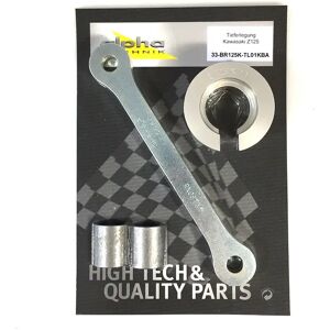 Kit de rabaissement Alpha Technik Kawasaki Z125, BR125K / BR125L Argenté TU Unisex - Publicité Kit de rabaissement Alpha Technik Kawasaki Z125, BR125K / BR125L Argenté TU Unisex - Publicité