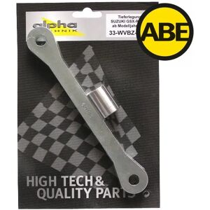 Kit de rabaissement Alpha Technik Suzuki GSXR1000, WVBZ Argenté TU Unisex - Publicité Kit de rabaissement Alpha Technik Suzuki GSXR1000, WVBZ Argenté TU Unisex - Publicité
