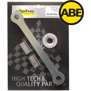 Kit de rabaissement Alpha Technik Kawasaki Z750, ZR750L Argenté TU Unisex - Publicité Kit de rabaissement Alpha Technik Kawasaki Z750, ZR750L Argenté TU Unisex - Publicité