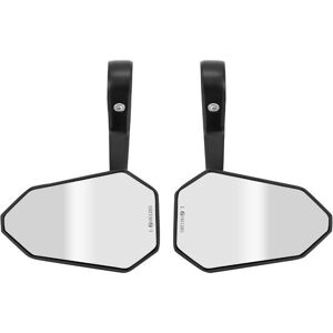 Paire de rétroviseur moto embout de guidon avec adaptateur plastique alu Avoc Michigan Noir TU Unisex - Publicité Paire de rétroviseur moto embout de guidon avec adaptateur plastique alu Avoc Michigan Noir TU Unisex - Publicité
