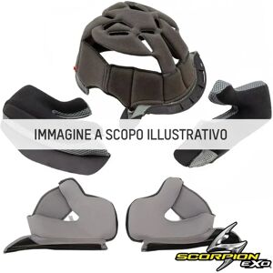 Ensemble de mousses pour casque de moto Scorpion Belfast evo Noir 3XL Unisex - Publicité Ensemble de mousses pour casque de moto Scorpion Belfast evo Noir 3XL Unisex - Publicité