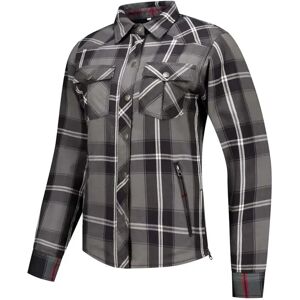 Chemise moto à carreaux femme Rusty Stitches Jack Liss V2 Gris XL Female - Publicité Chemise moto à carreaux femme Rusty Stitches Jack Liss V2 Gris XL Female - Publicité