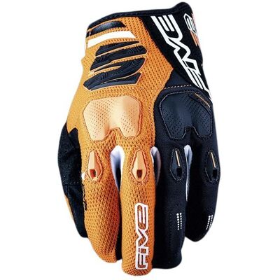 Gants moto été Five E2 Orange S Male - Publicité Gants moto été Five E2 Orange S Male - Publicité