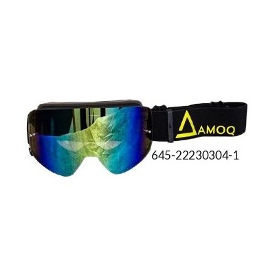 Lunettes moto cross avec verre miroir doré Amoq Vision Magnetic Noir TU Unisex - Publicité Lunettes moto cross avec verre miroir doré Amoq Vision Magnetic Noir TU Unisex - Publicité