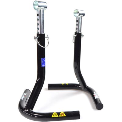 Lève moto standard pour repose-pieds racing Bihr Noir TU Unisex - Publicité Lève moto standard pour repose-pieds racing Bihr Noir TU Unisex - Publicité