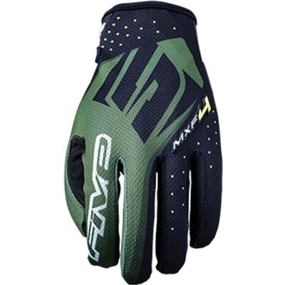 Gants moto cross Five MXF 4 Vert XL Unisex - Publicité Gants moto cross Five MXF 4 Vert XL Unisex - Publicité