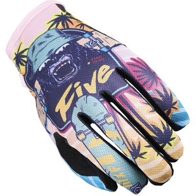 Gants moto cross Five MXF 4 Multicolore S Unisex - Publicité Gants moto cross Five MXF 4 Multicolore S Unisex - Publicité