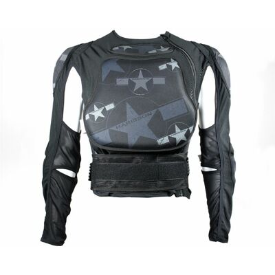 Plastron complet Chaft shell Noir S Unisex - Publicité Plastron complet Chaft shell Noir S Unisex - Publicité