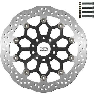 Disque de frein moto et vis wave NG Brake Disc 1837XGK34 Argenté 320 mm Unisex - Publicité Disque de frein moto et vis wave NG Brake Disc 1837XGK34 Argenté 320 mm Unisex - Publicité