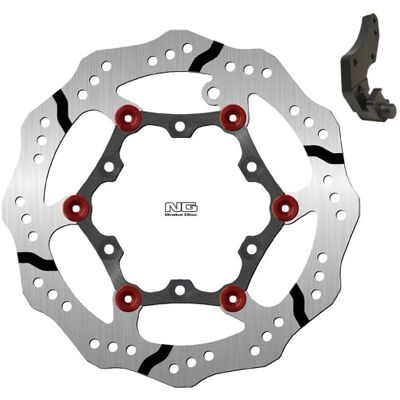 Disque de frein moto fixe wave NG Brake Disc DIS1738XBH Argenté TU Unisex - Publicité Disque de frein moto fixe wave NG Brake Disc DIS1738XBH Argenté TU Unisex - Publicité