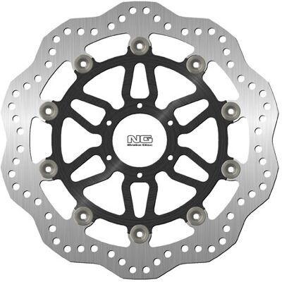Disque de frein moto flottant wave NG Brake Disc DIS2091XG Argenté 296 mm Unisex - Publicité Disque de frein moto flottant wave NG Brake Disc DIS2091XG Argenté 296 mm Unisex - Publicité