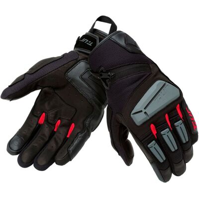 Gants Moto G-Four Noir Rouge Tucano urbano - Publicité Gants Moto G-Four Noir Rouge Tucano urbano - Publicité